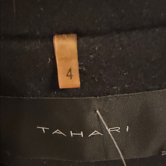 Tahari Black Elegant Coat - Picture 4 of 6